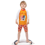 Kid Boy Summer Swimsuit Bathing Suits Top+shorts Two-piece