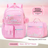 Kid Girl Bow Knot Schoolbags Waterproof Schoolbag