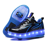 Kid Girl Boys Led Light Roller USB Charging Skate Shoes