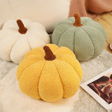20CM Plush Pumpkin Toys Soft Stuffed Plant Pillow Cushion Home Party Halloween Decoration