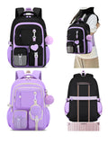 School Student Kid Girl Backpack Lightweight Large Capacity Orthopedic Schoolbags