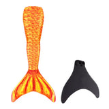 Kids Girls Swimming Mermaid Swimwear Tail Add Monofin Fin