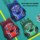 Kid Boy Personalized 3D Car Backpack Fun Cartoon School Bag