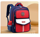 British Primary Students Backpack Large Capacity Lightweight Waterproof Book Bag