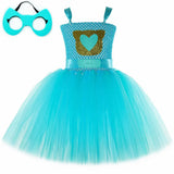 6M-12T Kid Baby Girls Super Kitties Tutu Halloween Cartoon Carnival Party Perform Princess Dress