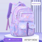 Cute Schoolbag Kid Girls Cartoon Bookbag Large Capacity Lightweight Backpack