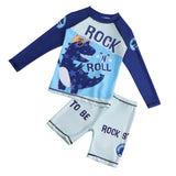 Kid Baby Girls Boy Floating Guard Swimsuit  Long Sleeve UV Protection Swimwear