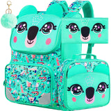 3PCS Kid Girl Unicorn Backpack Sequin Cute Bookbag