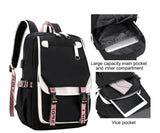 Young Boys Girls Students School Backpacks Harajuku Fashion Travel Rucksack Schoolbags