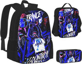 Kid Jey Wrestler USO Backpack 3 Pieces Set With Lunch Box Pencil Case
