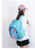 3Pcs/set Mermaid School Backpack Set Cute Kids Cartoon Book Bag