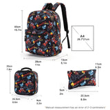 Kid Teenager School Backpack Fashion Print Shoulders Bag