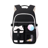 3pcs School Student Backpack Set Bow Teenager Travel Bookbags