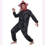 Family Matching Adult Kid Demogorgon Plant Design Onesie Christmas Pajamas