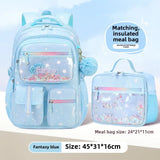 Kid Girl Bow Knot Schoolbags Waterproof Schoolbag
