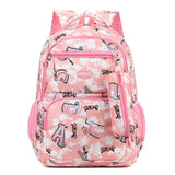 Elementary School Students Trendy Backpack Korean Double Shoudler Bags