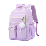 3 Pcs Kid Teenage Travel  Large capacity Nylon Backpack Fashion Candy Bookbags
