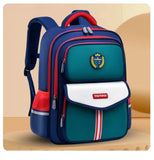 British Primary Students Backpack Large Capacity Lightweight Waterproof Book Bag