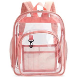 Backpack Waterproof Transparent  Large Capacity Solid Clear School Bag