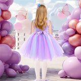 12M-12T Kid Baby Girls Mermaid Glowing Tutu Halloween Ariel Party Dresses