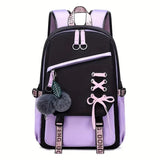 College Teen Girls School Backpack Cute Bookbag Laptop Travel Backpack