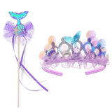 Kid Girl Princess Mermaid Carnival Ariel Cosplay Dress for Halloween Party Ball
