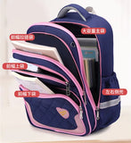 2 Pcs/Set Teenage Girls Large capacity Bow Schoolbags Nylon Contrasting Backpack