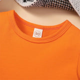 1-6Y Toddler Girl Halloween Clothes Long Sleeve Tops Cartoon Ghost Spider