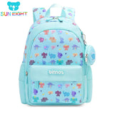 Kindergarden Student Lovely Nylon Satchel Cartoon  School Bags