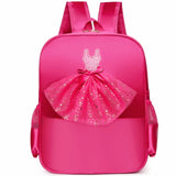 Kid Girl Cute Nylon Ballet Dance Backpack Large Capacity Waterproof Schoolbag