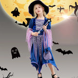 1-12Y Kid Baby Girl Halloween Party Witch Carnival Witch Costume