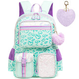 Aesthetic Backpack School Bag for Elementary Student Teen Girls