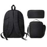 3 Pcs/Set Fruit Pattern Backpack Student Girls Bookbag