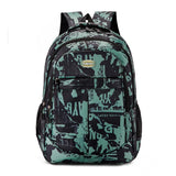 Fashion Printed Camouflage Student Boys Backpack Large Capacity Lightweight Schoolbags
