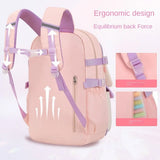 Kid Girl Rabbit Backpack Oxford Multiple Pockets Large Capacity School Bag