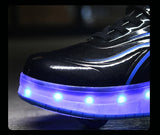 Kid Girl Boys Led Light Roller USB Charging Skate Shoes
