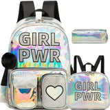 Students Kid Girl Backpack School Cute Backpack 3 Pcs/set