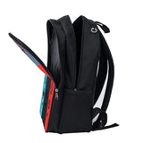 16.5In Kid Games Console Backpack 2D Flat Cartoon Schoolbag