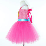 6M-12T Kid Baby Girls Super Kitties Tutu Halloween Cartoon Carnival Party Perform Princess Dress