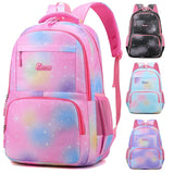 Elementary School Students Fashion Backpack Gradient Color Campus Schoolbag