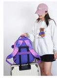 3Pcs/set Mermaid School Backpack Set Cute Kids Cartoon Book Bag