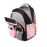 3 Pcs Kid Teenage Travel  Large capacity Nylon Backpack Fashion Candy Bookbags