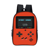 16.5In Kid Games Console Backpack 2D Flat Cartoon Schoolbag