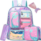 Students Kid Girl Backpack School Cute Backpack 3 Pcs/set
