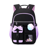 3pcs School Student Backpack Set Bow Teenager Travel Bookbags