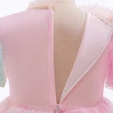 2-10T Kid Girls Halloween Fantasy Party Princess Rainbow Unicorn Dresses