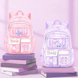3Pcs Kid Girl School Backpack Large Capacity Cartoon School Bag