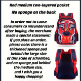 Kid Boy Personalized 3D Car Backpack Fun Cartoon School Bag