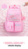 Kid Girl Bow Knot Schoolbags Waterproof Schoolbag