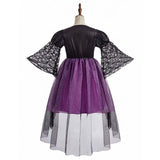 4-14Y Kids Birthday Party Halloween Gothic Witch Carnival Dresses